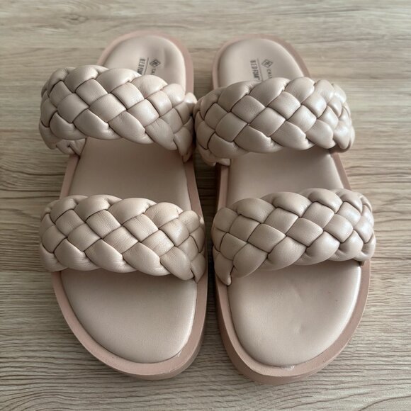 Woven Platform Sandals Size 9 - Picture 5 of 6